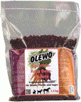 Olewo carrot beetroot pellets for dogs horses in resealable bag