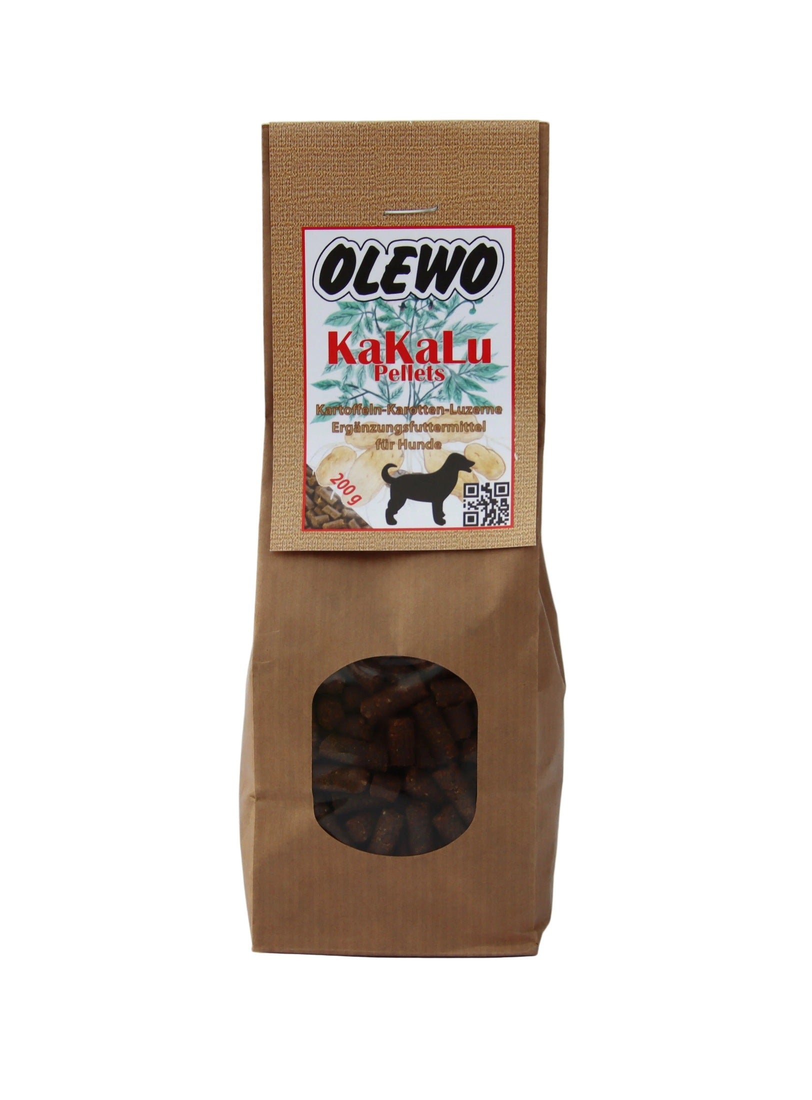 Olewo Kartoffeln-Karotten-Luzerne Pellets, Ergänzungsfutter