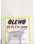 Olewo Reis-Flocken dog supplement 1kg paper bag packaging