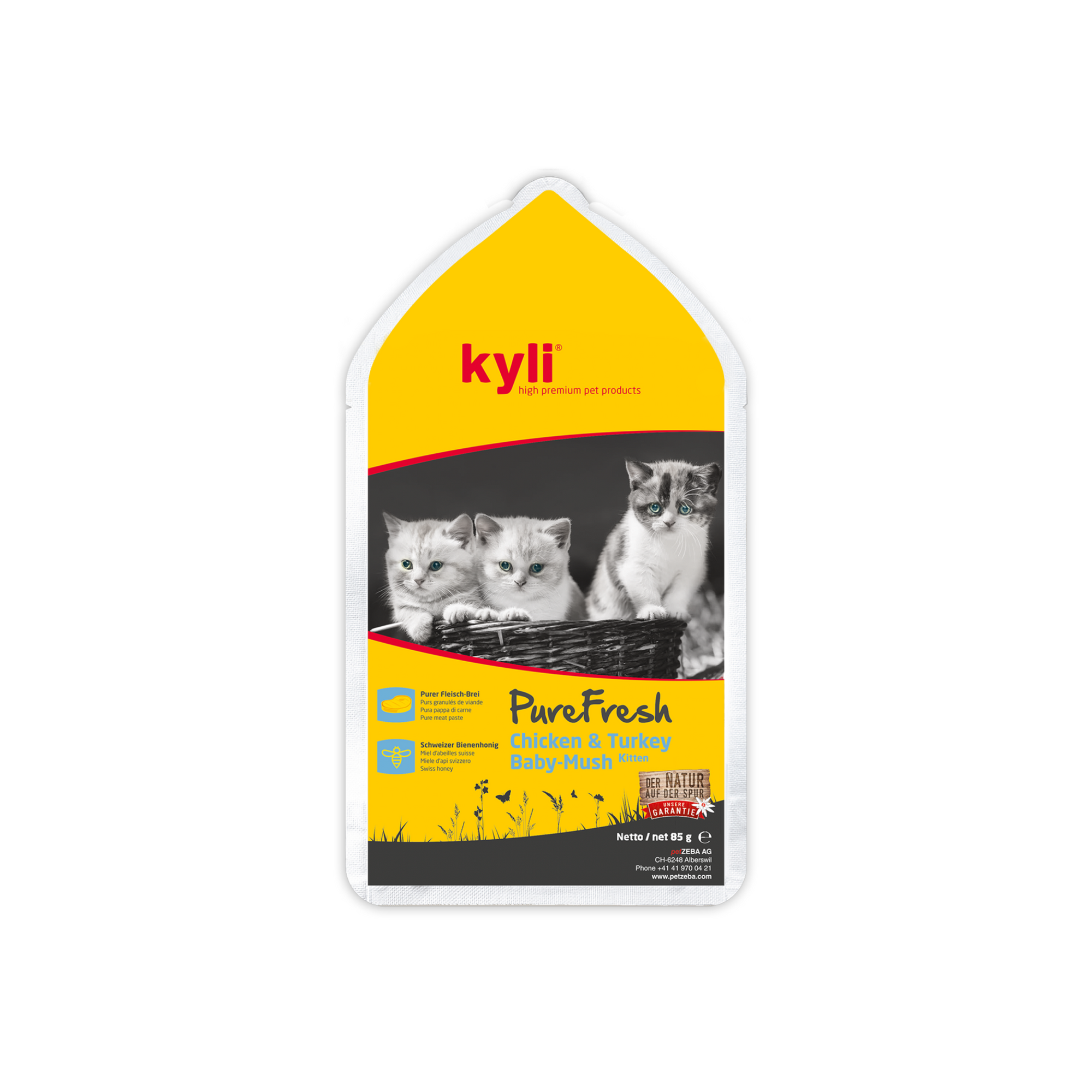 Artikel mit dem Namen kyli PureFresh Babymush im Shop von zoo.de , dem Onlineshop für nachhaltiges Hundefutter und Katzenfutter.