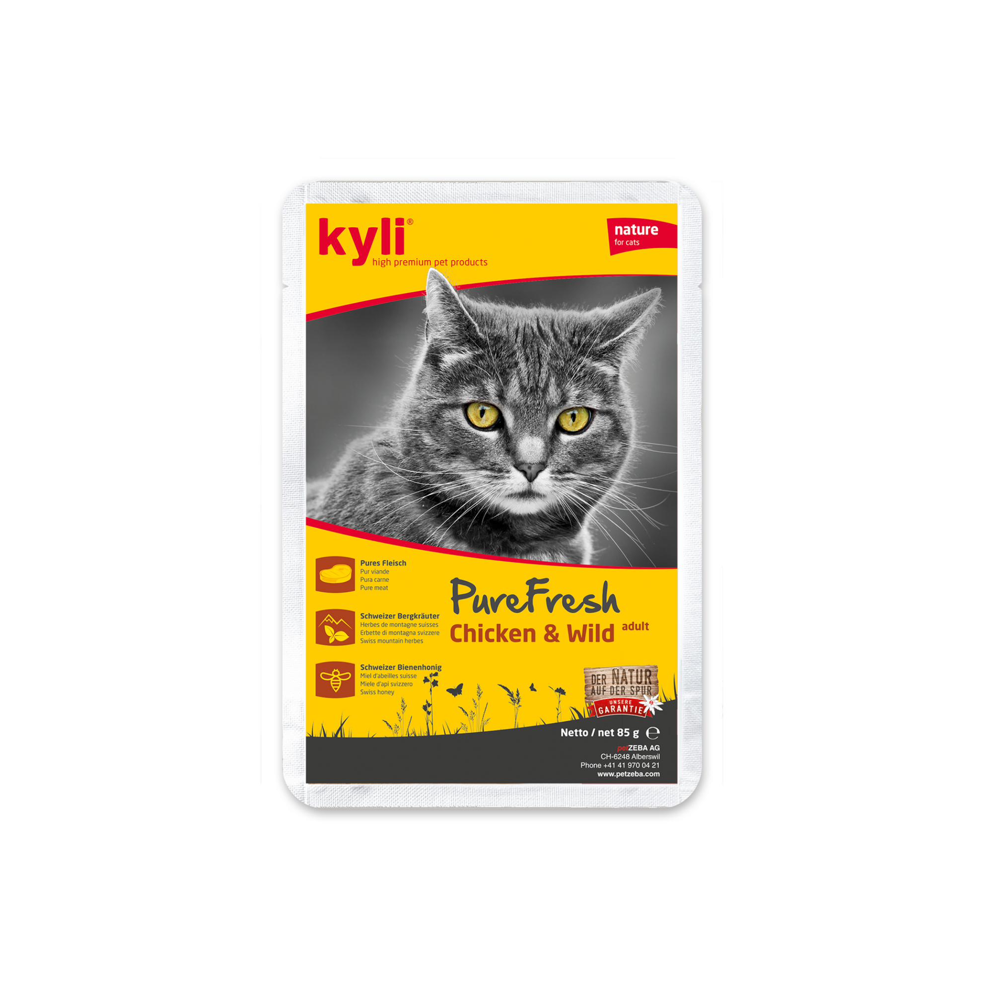 Artikel mit dem Namen kyli PureFresh Chicken&Wild im Shop von zoo.de , dem Onlineshop für nachhaltiges Hundefutter und Katzenfutter.