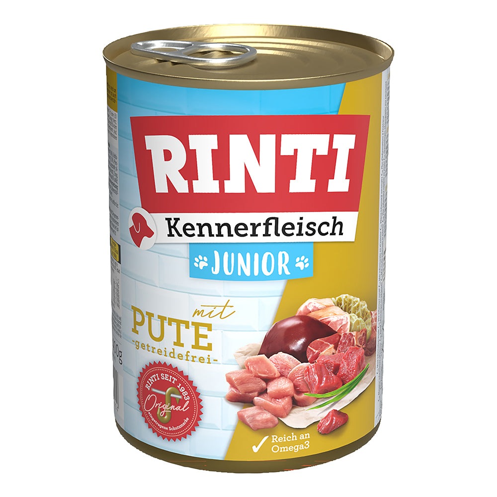 RINTI Kennerfleisch Junior Pute, Nassfutter