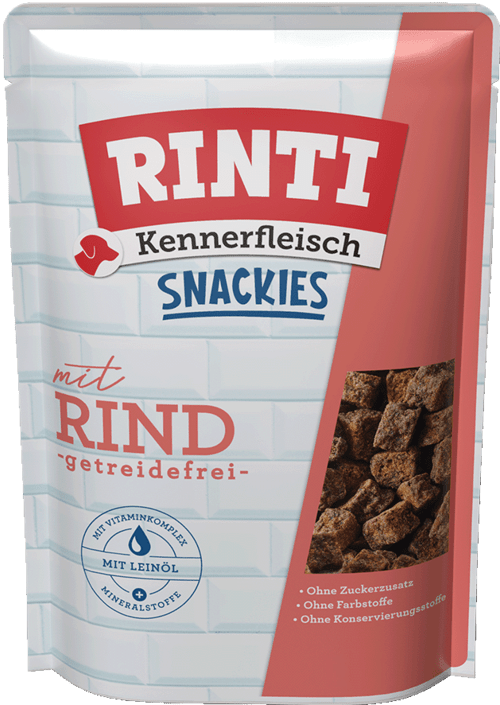 RINTI Kennerfleisch Snackies Adult Rind, Snacks
