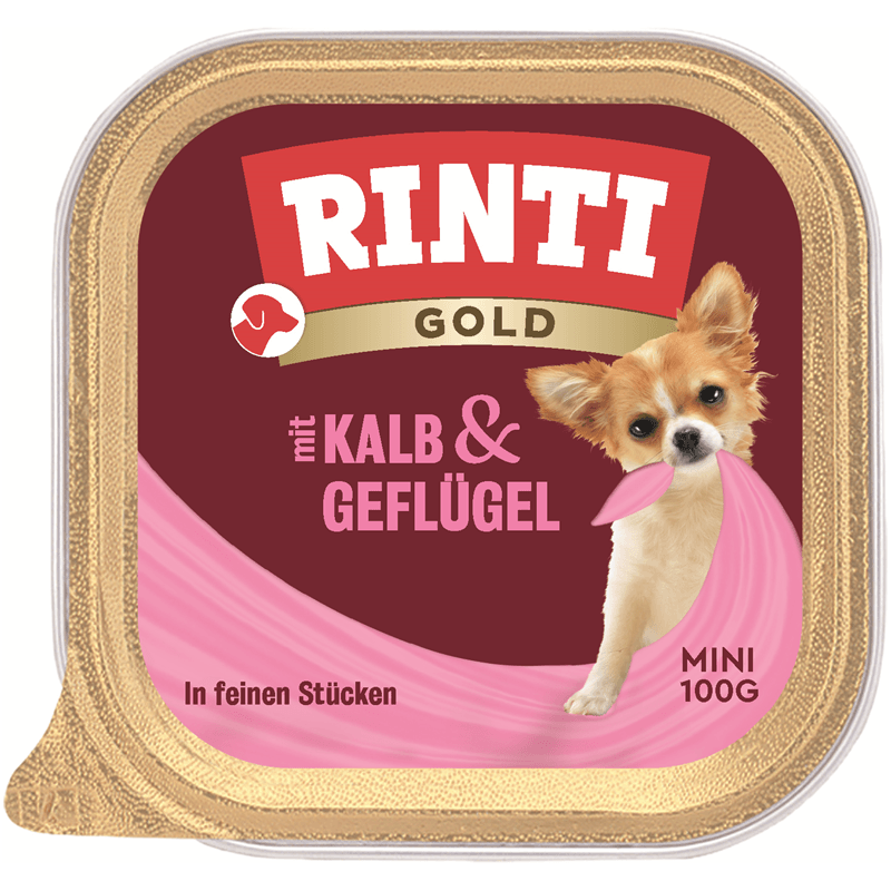 Rinti Gold Schale Mini Kalb & Geflügel