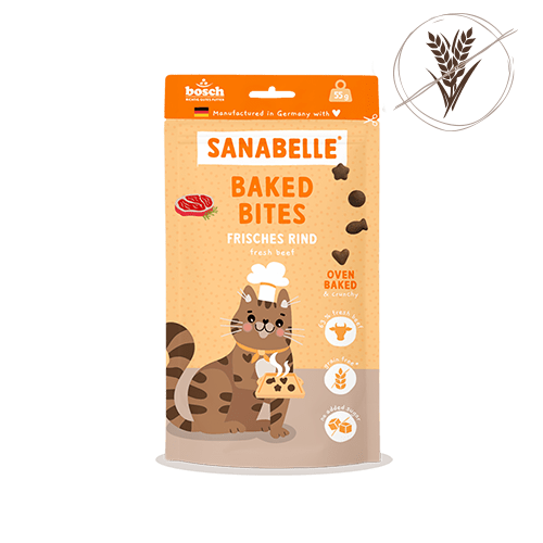 Sanabelle Baked Bites Frisches Rind, Snacks