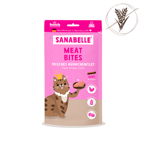 Sanabelle Meat Bites Frisches Hühnchenfilet, Snacks