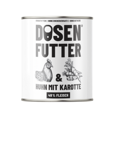 Schnauze&Co Dosenfutter Huhn mit Karotte