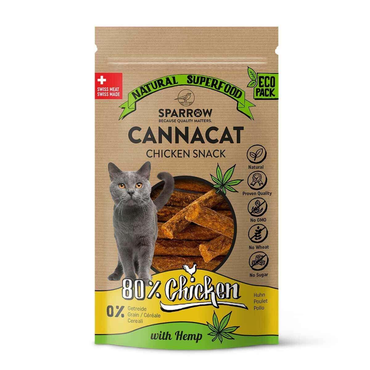 Sparrow CannaCat Relax Sticks Huhn