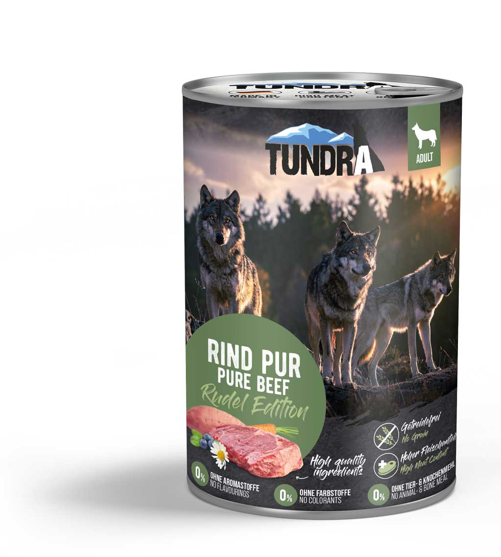TUNDRA Rind Pur, Nassfutter