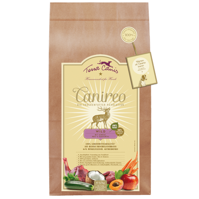 Terra Canis Canireo Wild mit Gemüse, Obst und Kokosmehl / getreidefrei