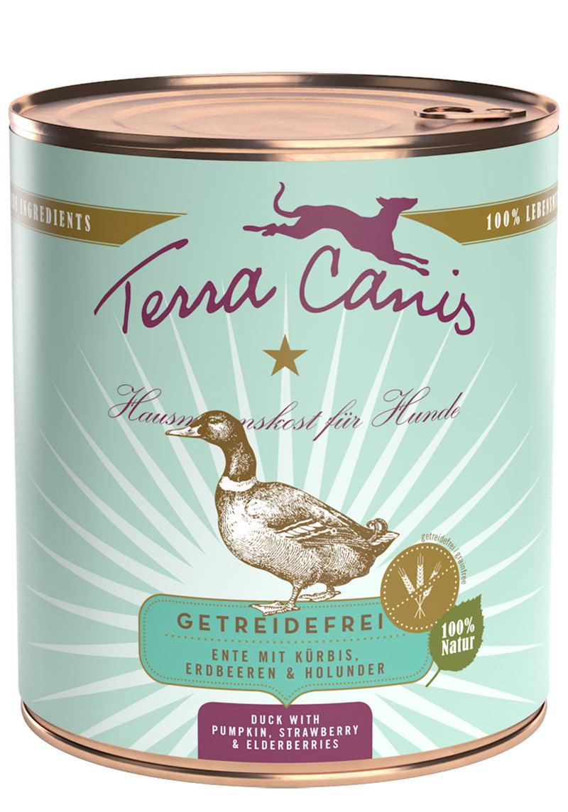 Terra Canis Ente Sensitive mit Kürbis, Erdbeeren und Holunder / getreidefrei