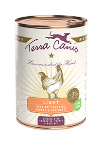 Terra Canis Huhn Light mit Zucchini, Papaya und Hagebutte