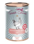 Terra Canis Intestinal Diät Huhn Nassfutter Dose mit Hühnerillustration und 100% Natur Siegel