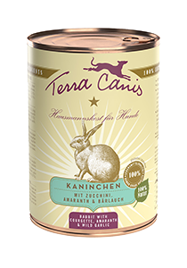 Terra Canis Kaninchen Classic mit Zucchini, Amaranth und Bärlauch