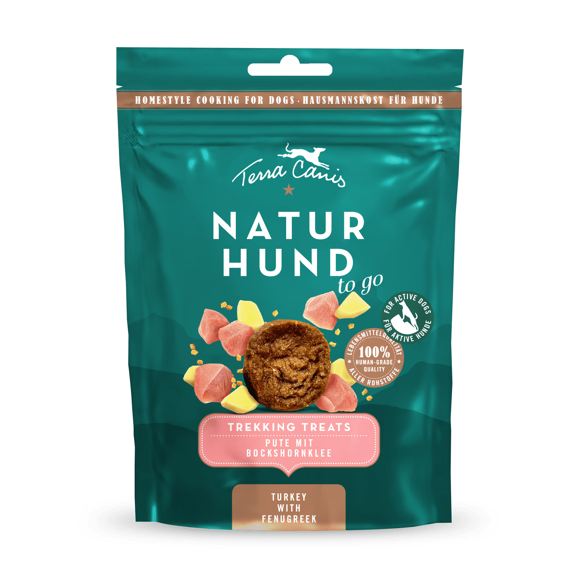 Terra Canis Naturhund Trekking Treats Pute, 50 g