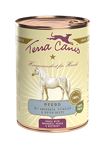 Terra Canis Pferd Classic mit Amaranth, Pfirsich und Roter Beete