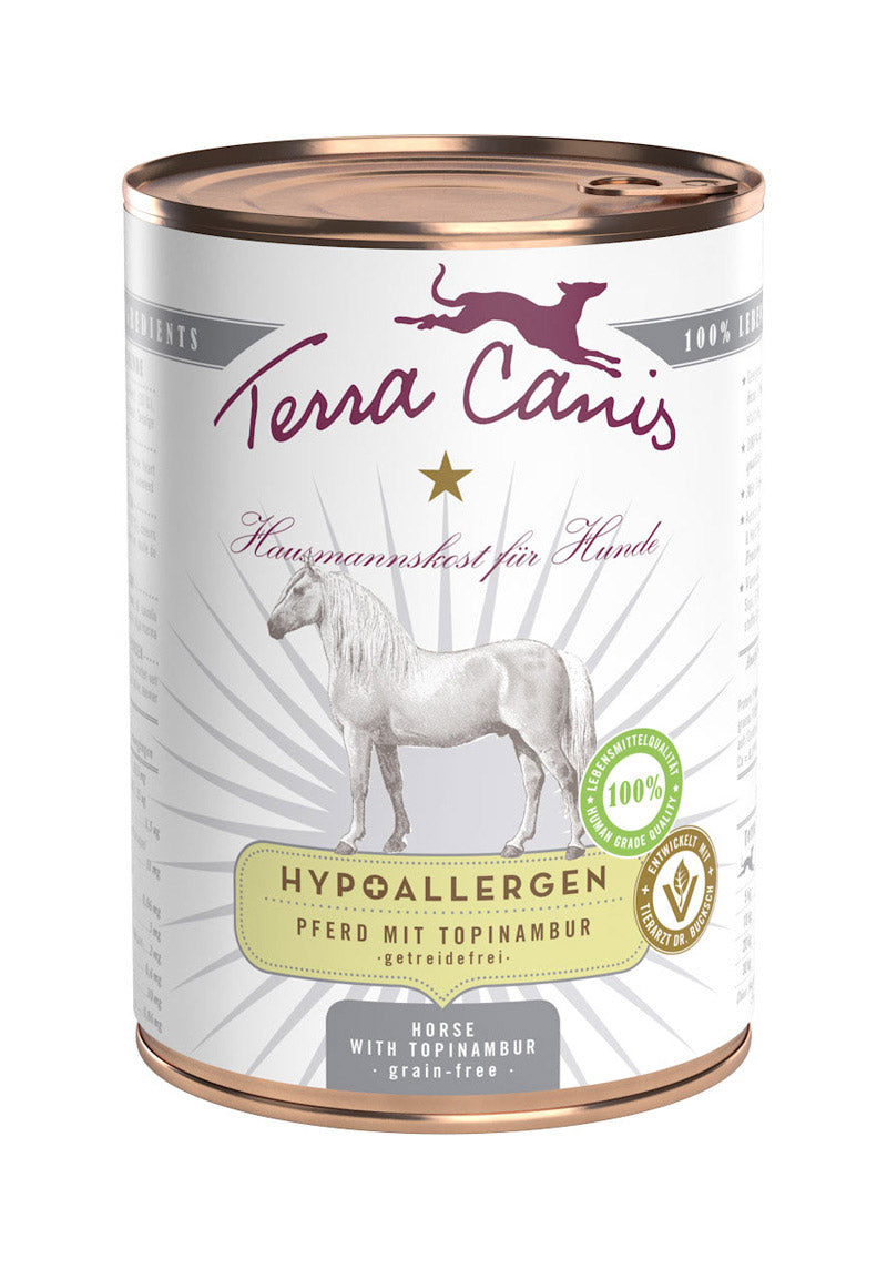 Terra Canis Pferd+Topinambur, Hypoallergen, getreidefrei