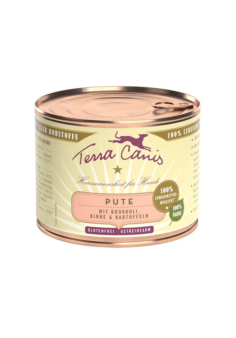 Terra Canis Pute Classic mit Brokkoli, Birne und Kartoffel