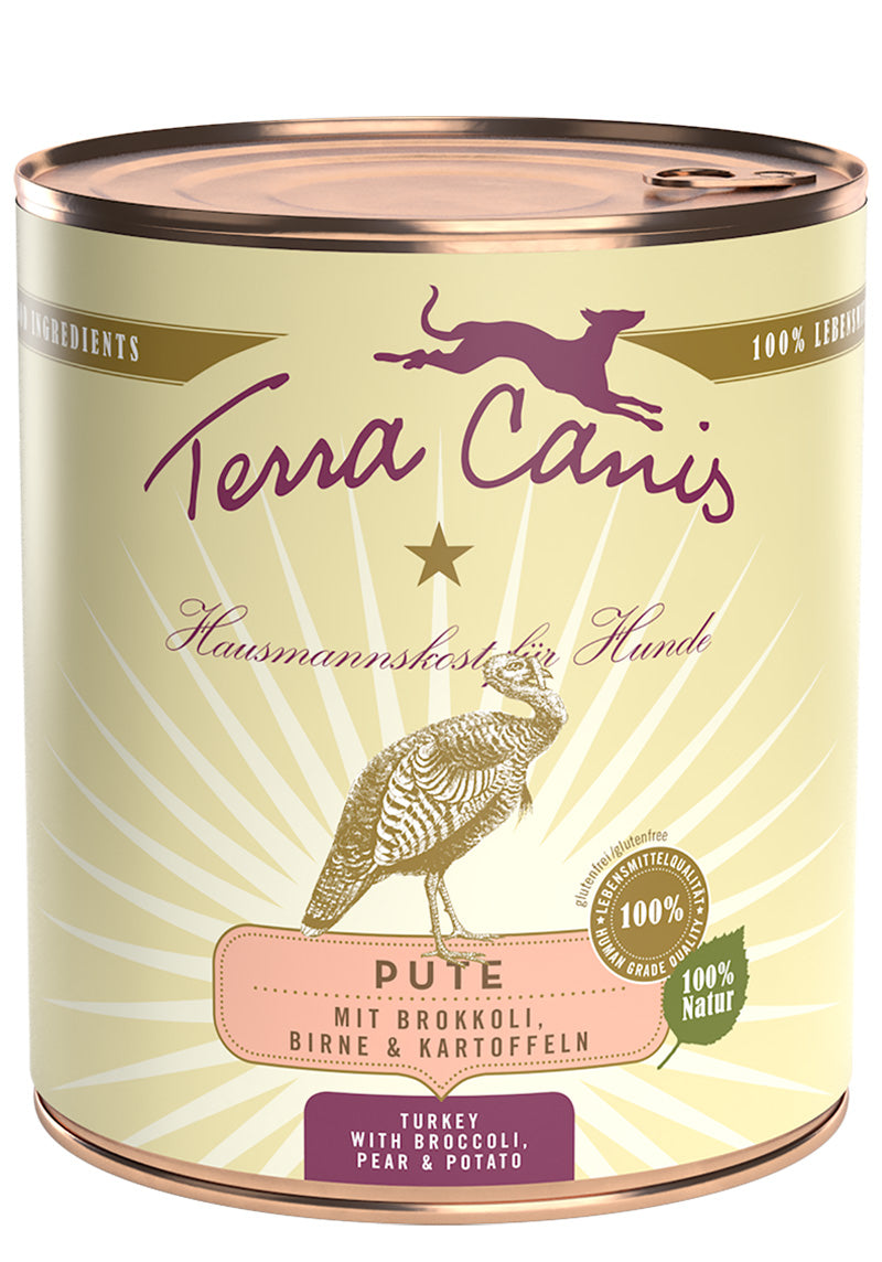 Terra Canis Pute Classic mit Brokkoli, Birne und Kartoffel