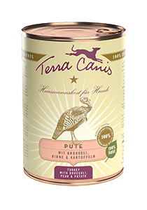 Terra Canis Pute Classic mit Brokkoli, Birne und Kartoffel