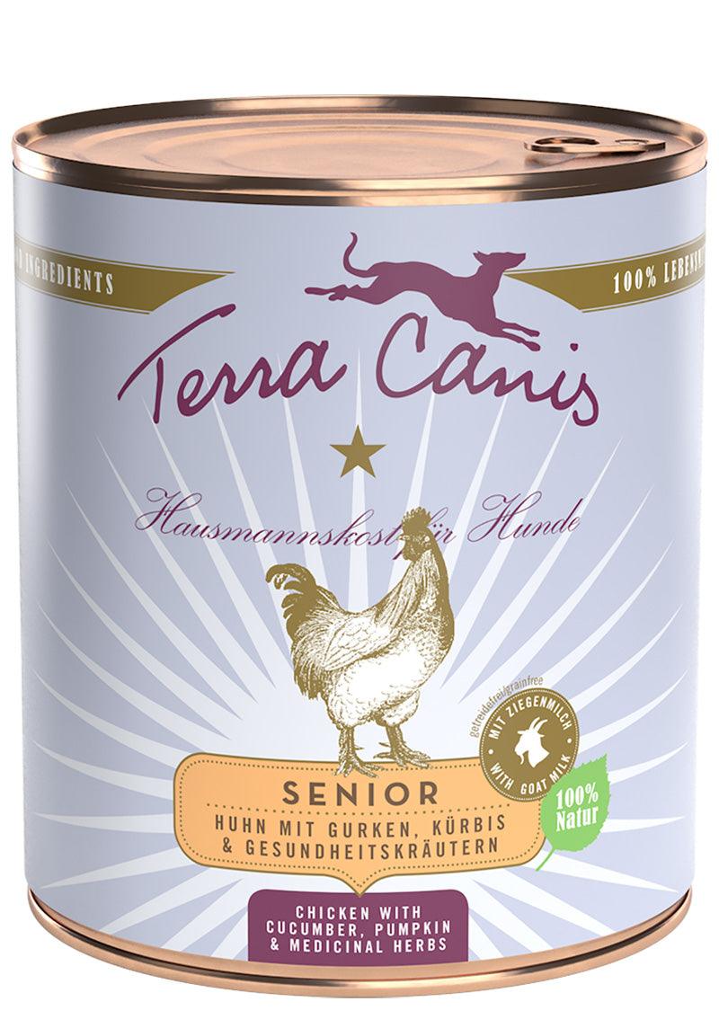 Terra Canis Seniormenü Huhn mit Gurke, Kürbis und Gesundheitskräuter