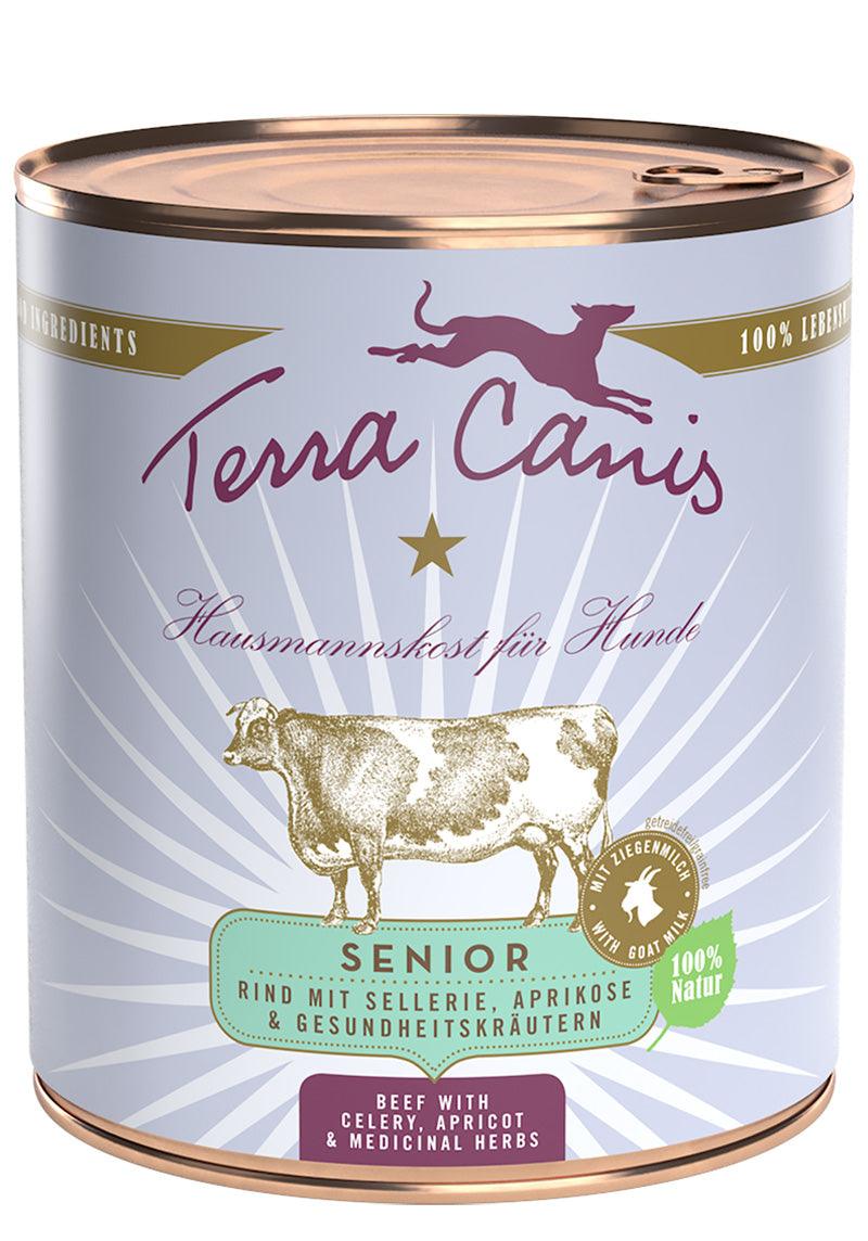 Terra Canis Seniormenü Rind mit Sellerie, Aprikose und Gesundheitskräuter