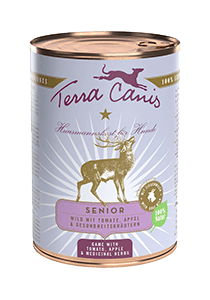 Terra Canis Seniormenü Wild mit Tomate, Apfel und Gesundheitskräuter