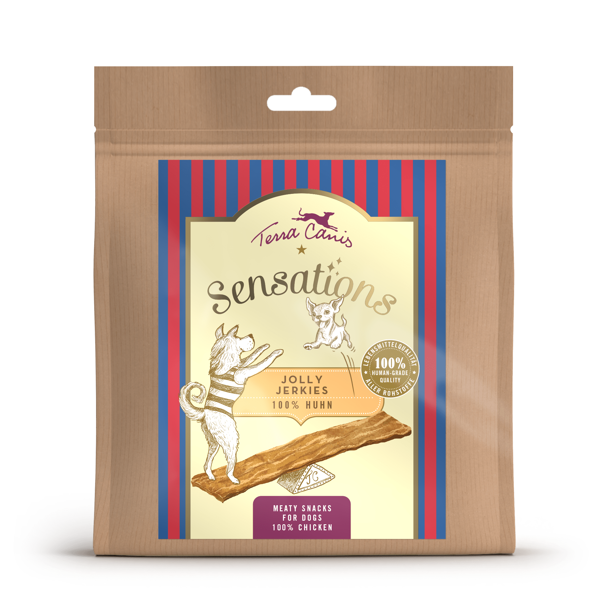 Terra Canis Sensations Jolly Jerkies Huhn, 90 g