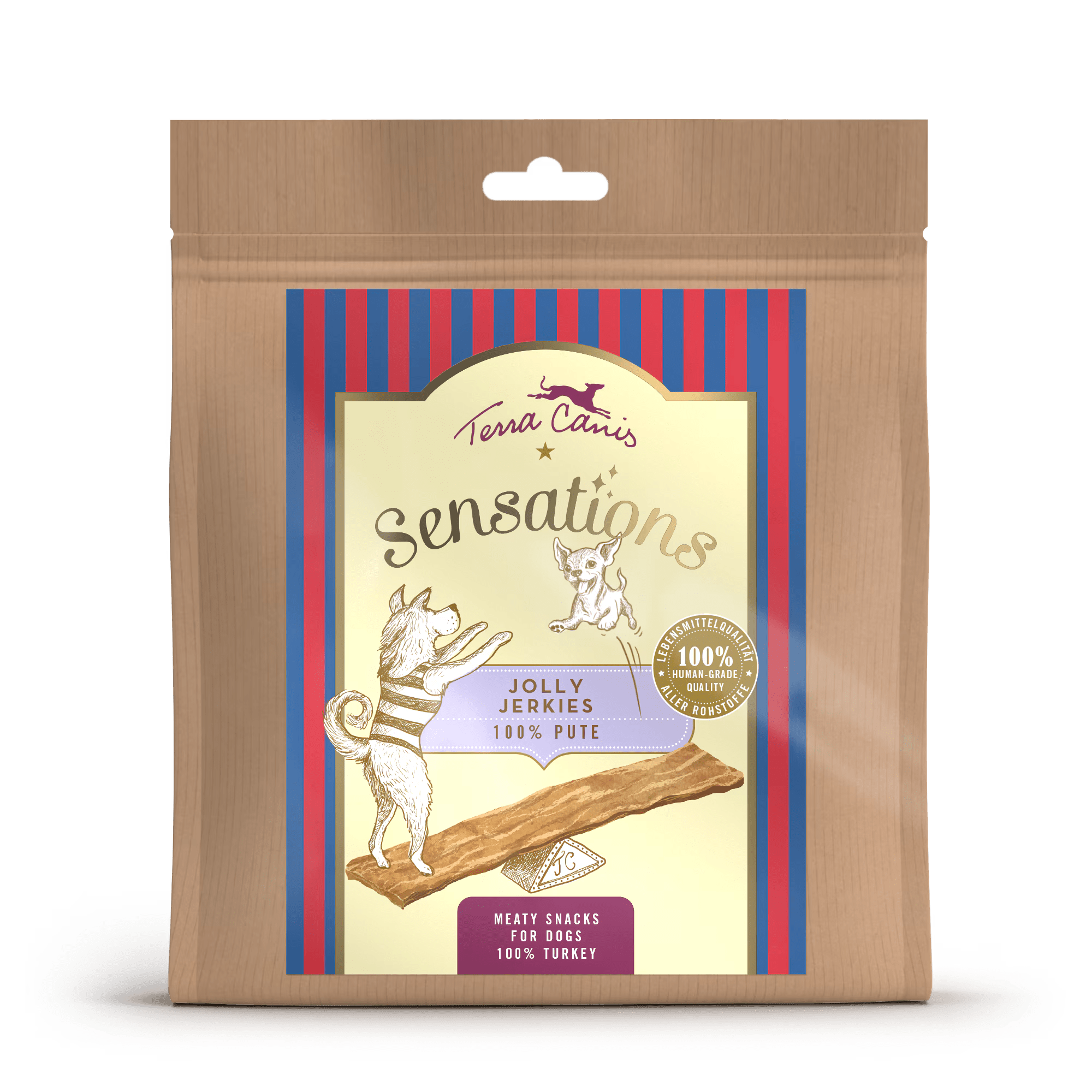 Terra Canis Sensations Jolly Jerkies Pute, 90 g