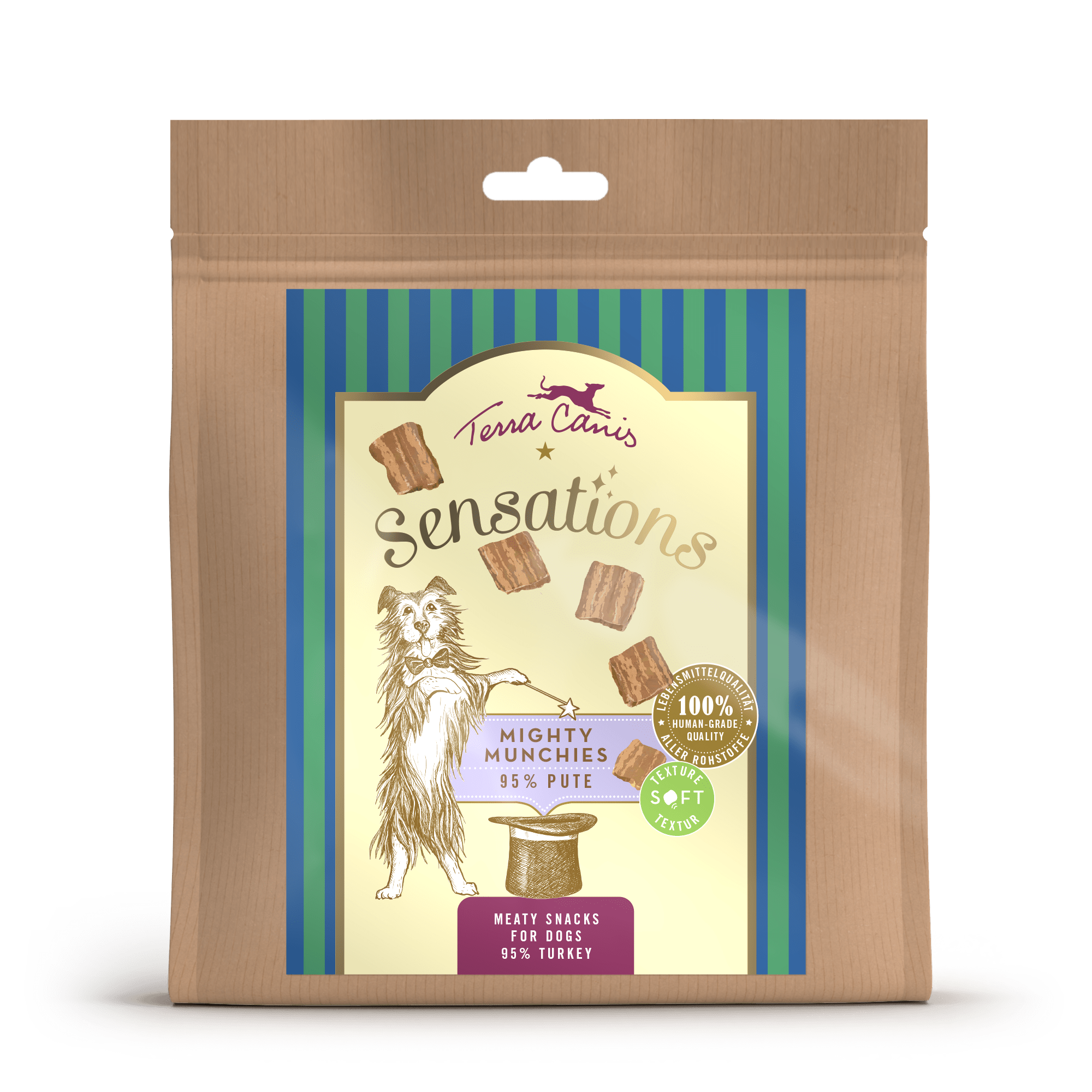Terra Canis Sensations Mighty Munchies Pute, 90 g