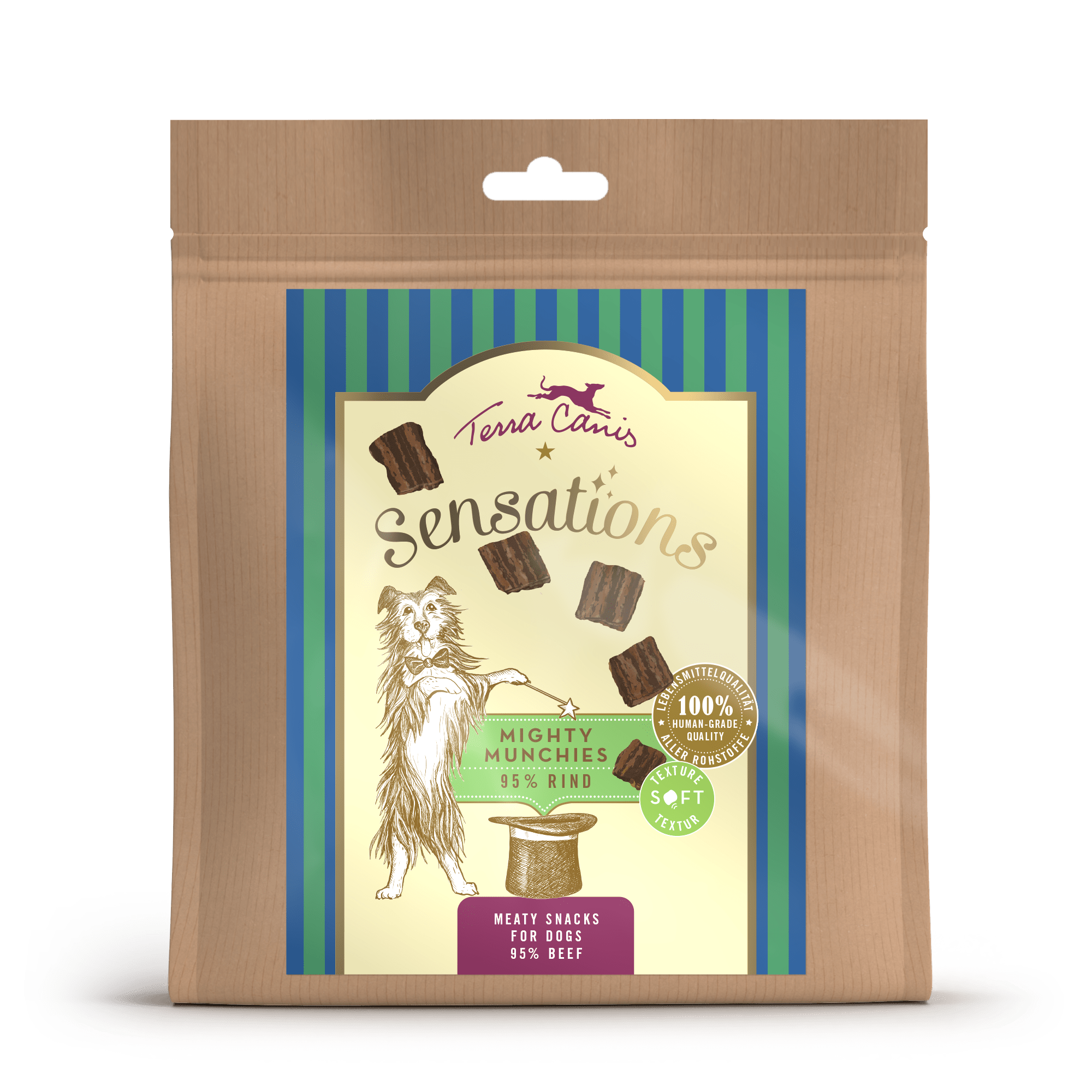 Terra Canis Sensations Mighty Munchies Rind, 90 g