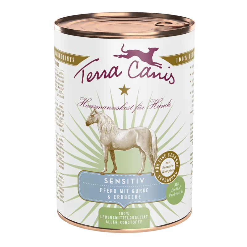 Terra Canis Sensitive Pferd mit Gurke und Erdbeere