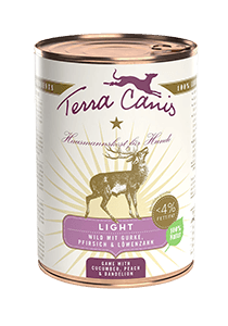 Terra Canis Wild Light mit Gurke, Pfirsich und Löwenzahn