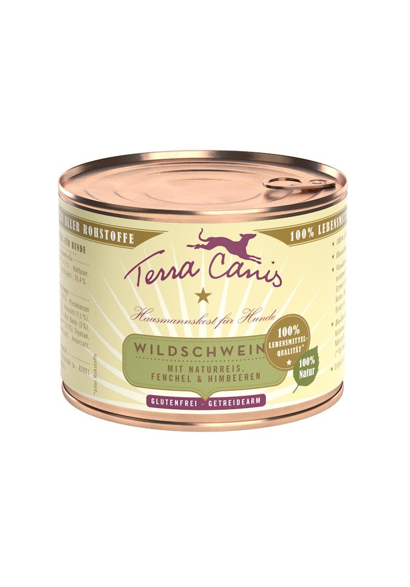 Terra Canis Wildschwein Classic mit Naturreis, Fenchel und Himbeeren