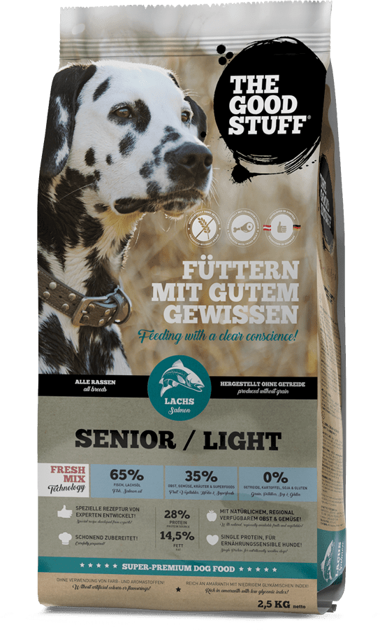 The Goodstuff Hund Lachs Senior & Light