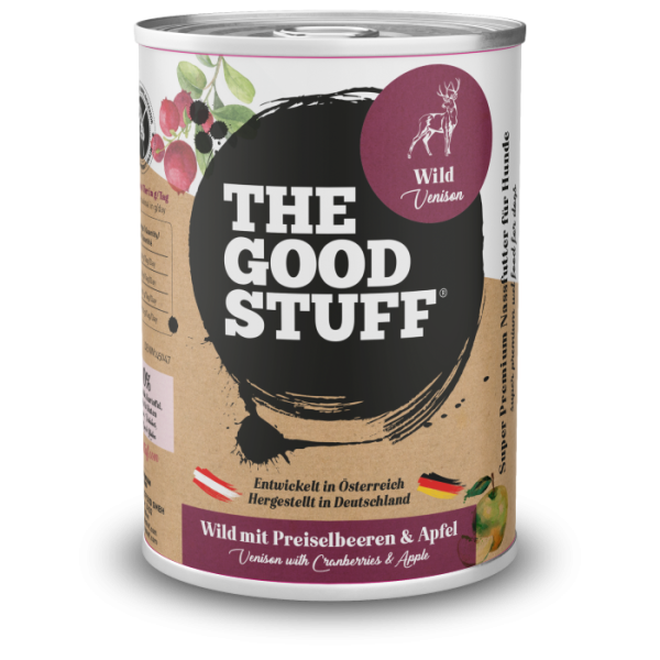 The Goodstuff Hund Wild mit Preiselbeeren & Apfel