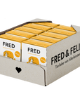 FRED SENIOR Huhn Nassfutter für Hunde, Karton mit 10 x 390 g Tetra Pak