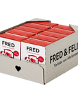 FRED Smoothie Rind mit Hagebutte Ergänzungsfutter für Hunde, Karton mit 10 x 190 g Tetra Pak