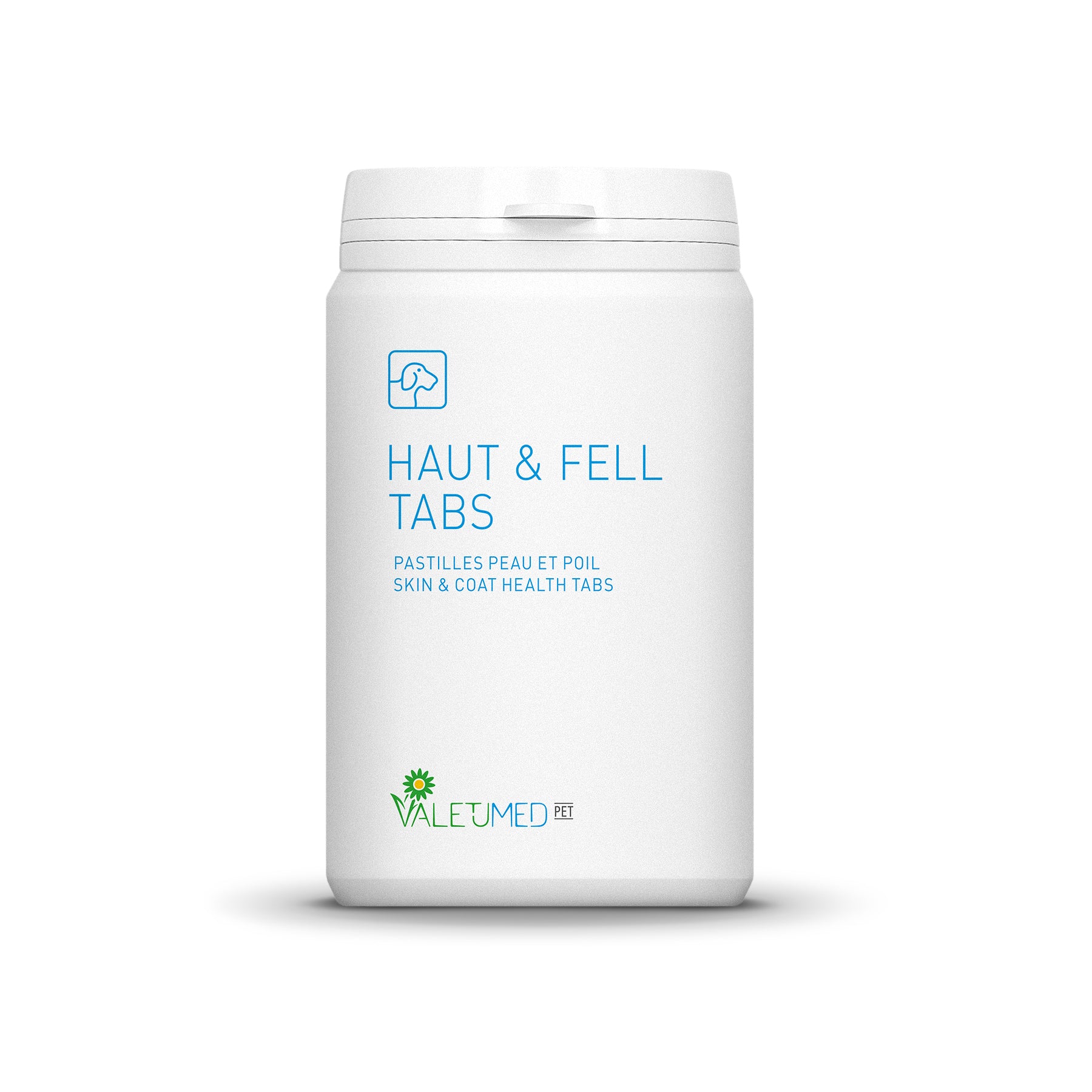 Valetumed Haut-Fell Tabs Ergänzungsfutter für Hunde, 180 g
