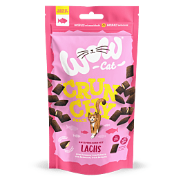 WOW CAT Crunchy Snack mit Lachs, Snacks