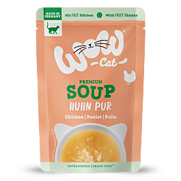 WOW CAT Suppe mit Huhn, Snacks