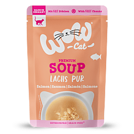 WOW CAT Suppe mit Lachs, Snacks
