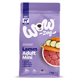 WOW DOG Adult Lamm mit Erbsen Minis, Trockenfutter