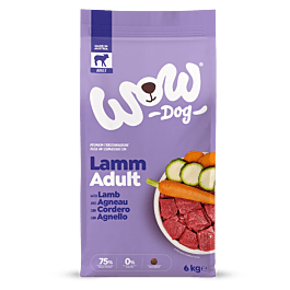 WOW DOG Adult Lamm mit Erbsen, Trockenfutter