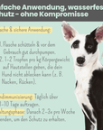 noms+ Wasserfestes Zpot-on für Hunde gegen Zecken, Flöhe, Milben & Mücken [Jahresvorrat]