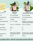 noms+ Wasserfestes Zpot-on für Hunde gegen Zecken, Flöhe, Milben & Mücken [Jahresvorrat]