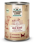 Wildes Land Hund Bio Rind mit Kartoffeln