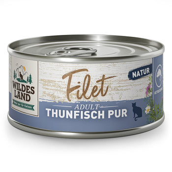 Wildes Land Katze Filet Thunfisch Pur, Nassfutter