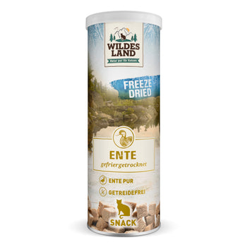 Wildes Land Katze Freeze Dried Ente, Snack