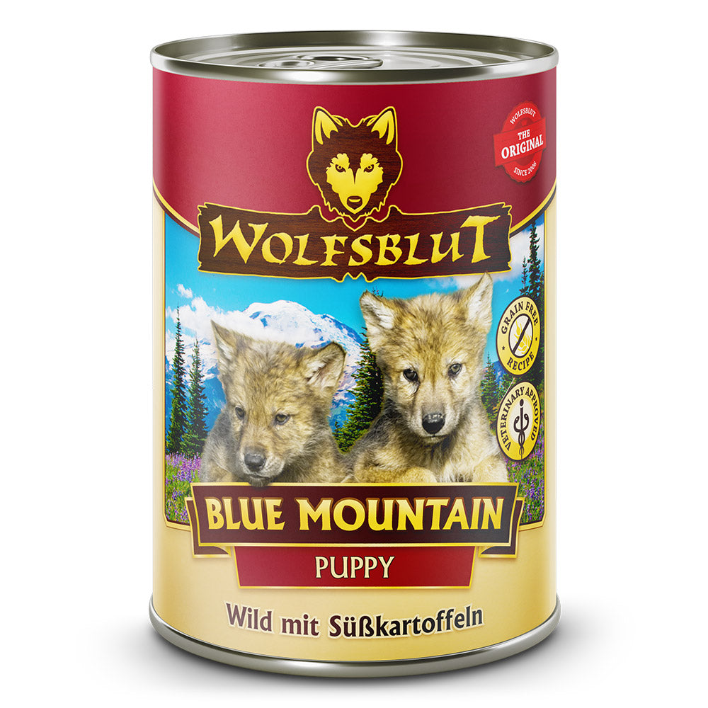 Wolfsblut Blue Mountain Puppy - Wild mit Süßkartoffel Nassfutter